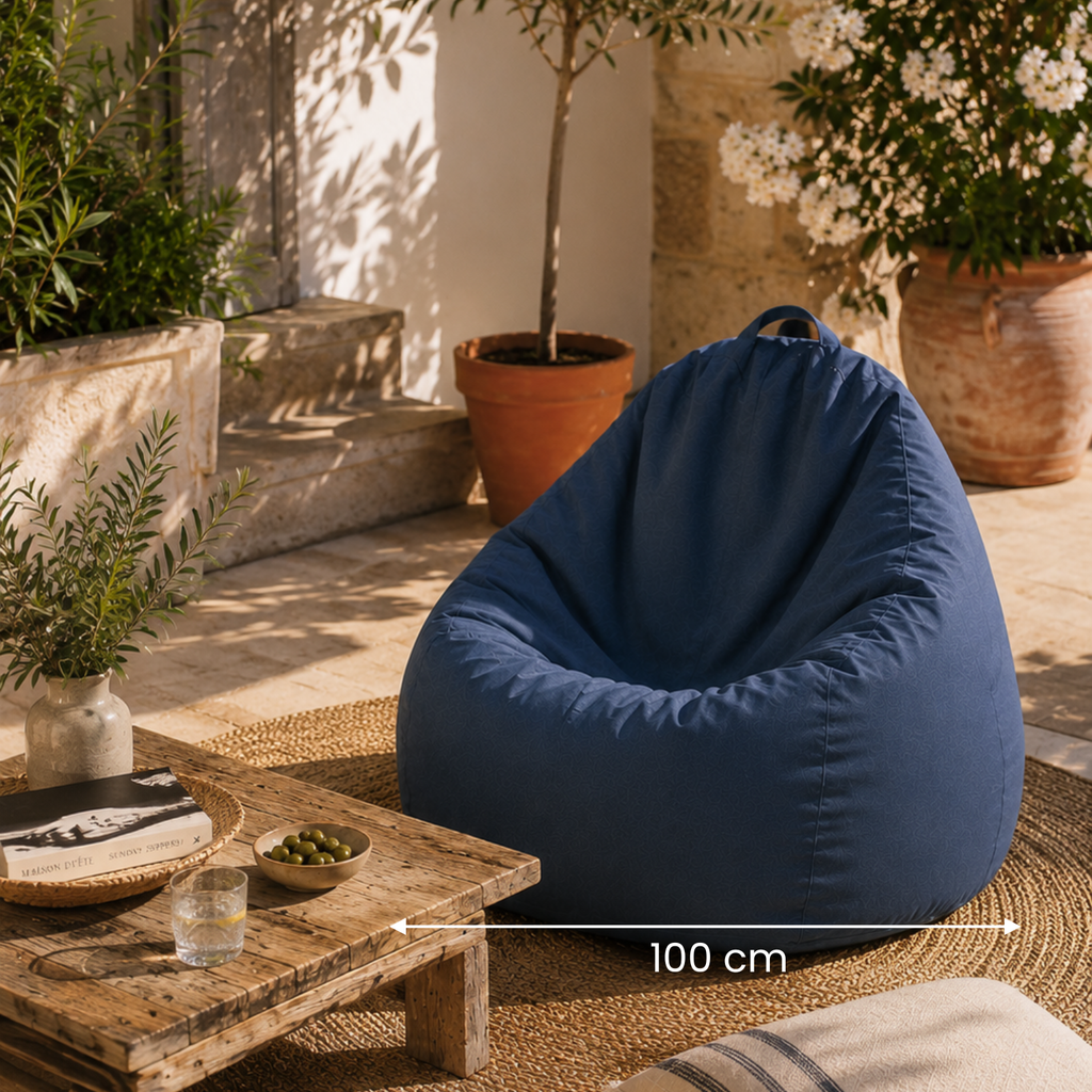 Pouf d'extérieur imperméable — Confort personnalisé